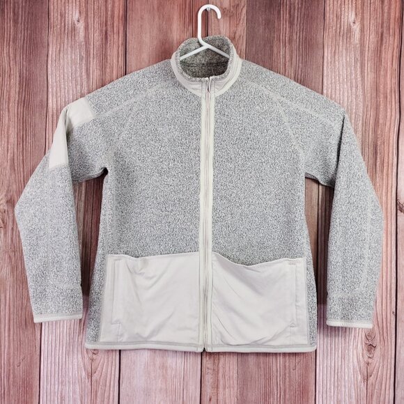 *READ* Patagonia Womens XL Better Sweater Jacket Full Zip Fleece Oatmeal 25542 - Picture 4 of 14